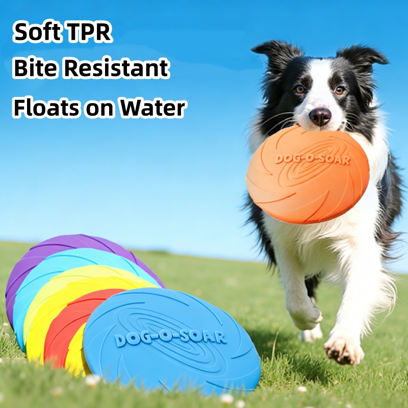 Flying Disc Dog Training Toy - Jouets disques volants résistants aux morsures